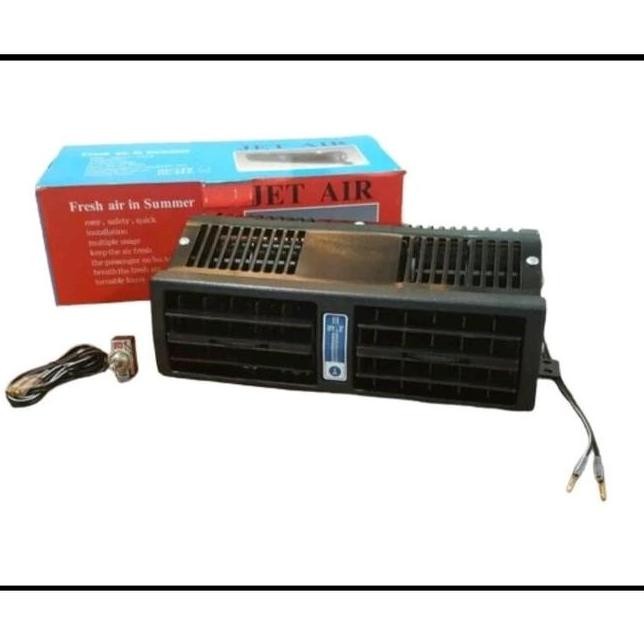 HALITAUTRENDS KIPAS ANGIN MODEL KISI KISI AC MOBIL/JET AIR/KIPAS ANGIN TENGAH 12V CAR