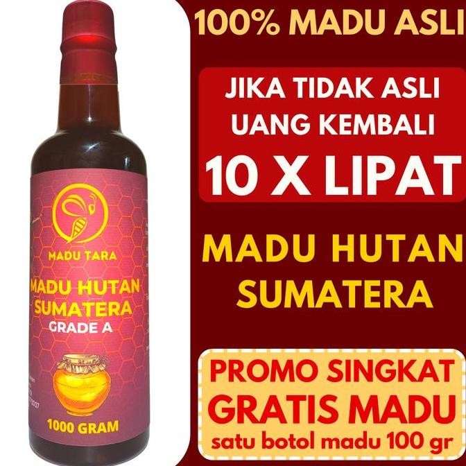 

TERMURAH MADU MENTAH HUTAN SUMATERA - 100% MURNI RAW HONEY TARA ASLI