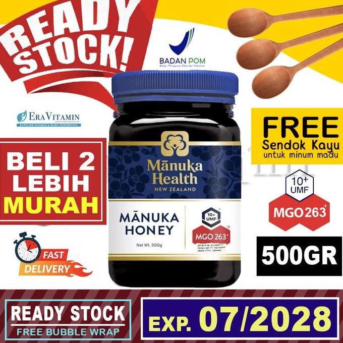 

TERMURAH MADU MANUKA MGO 250+ 500GR - MANUKA HEALTH ORIGINAL NEW ZEALAND