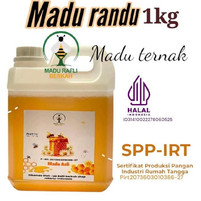 

TERMURAH MADU RANDU ASLI 1KG - MADU NEKTAR BUNGA RANDU MURNI SUDAH UJI LABORATORIUM