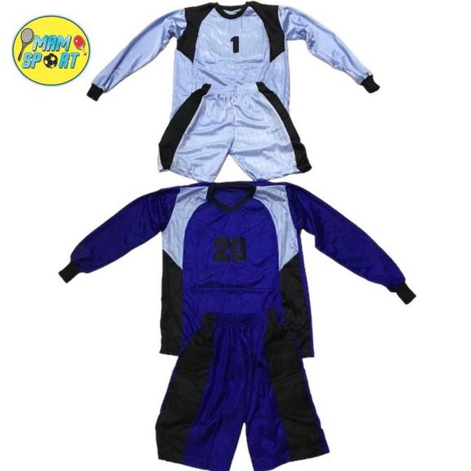 kaos baju kiper anak anak sepak bola dan futsal bahan salur