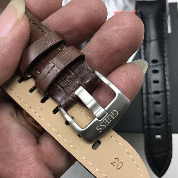 Tali Jam Tangan Guess Kulit Croco Original