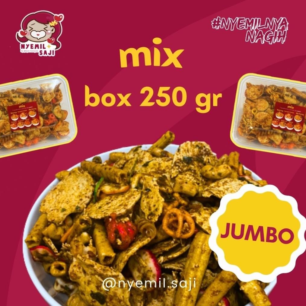 

Box Cemilan Mix 250 Gram Nyemilsaji