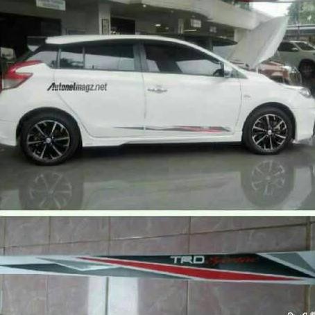 Stiker TRD Sportivo All New Yaris - Cutting Sticker Body Sporty Original