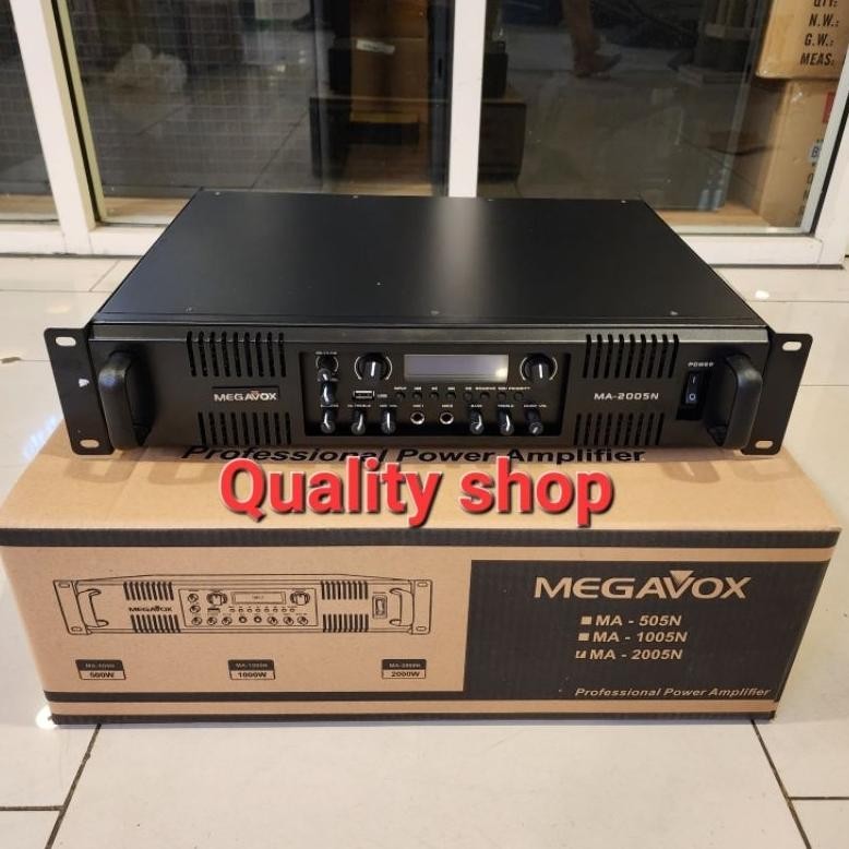 Professional Power Amplifier Megavox MA - 2005N 4000 Watt USB MP3 Bluetooth