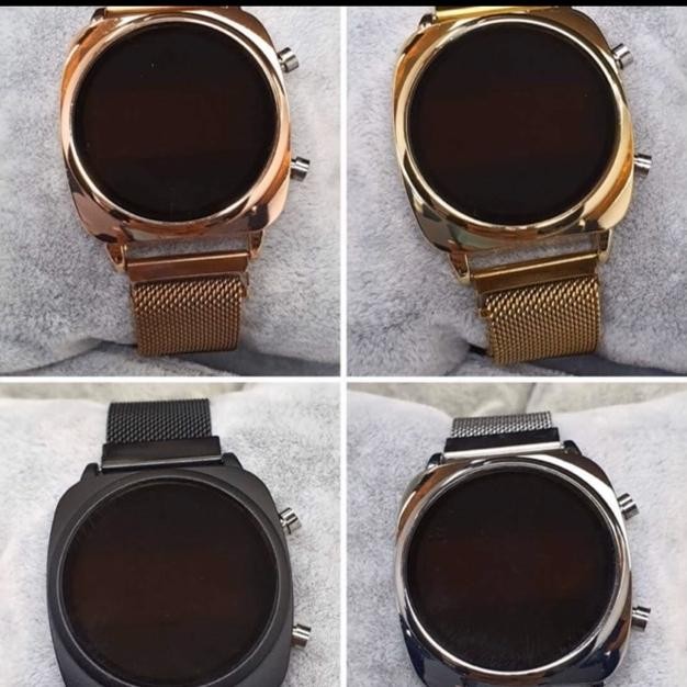 [READY STOK] JAM TANGAN LED kotak bulat Ori bangkok DiM