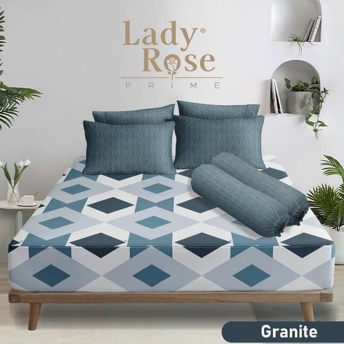SPREI LADY ROSE 180x200 BANTAL 4 TINGGI 30 / SPREI LADY ROSE 180x200 BANTAL 4 / SPREI BANTAL 4 LADY 