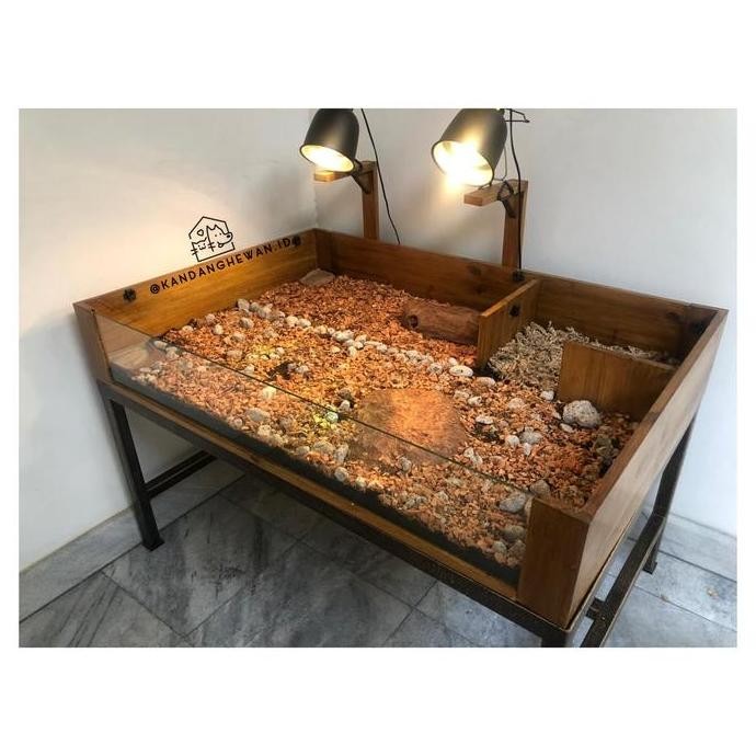 Kandang Tortoise Kura Kura Sulcata Landak Guinea Pig - Custom