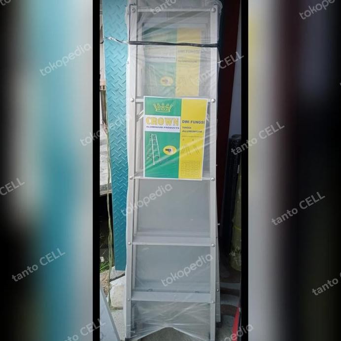ready TANGGA LIPAT / TANGGA ALUMINIUM 2 FUNGSI /BERKUALITAS - KUAT
