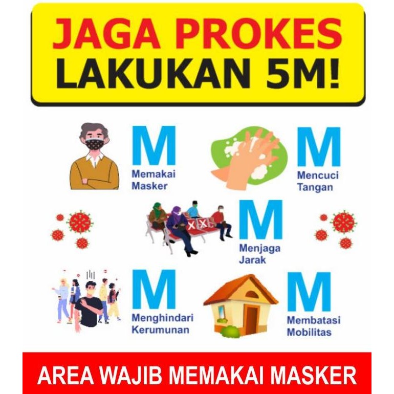 ready BANNER HIMBAUAN 5M Covid 19 HARGA EKONOMIS