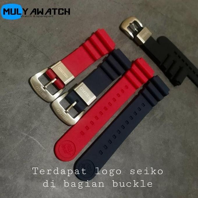 Ori - Strap Silicon Rubber Seiko Diver 22Mm Tali Jam Tangan Warna Premium