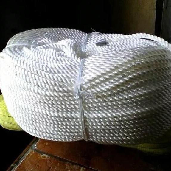 

ready Tali Tambang Nylon | Nylon putih 8mm murah harga per roll