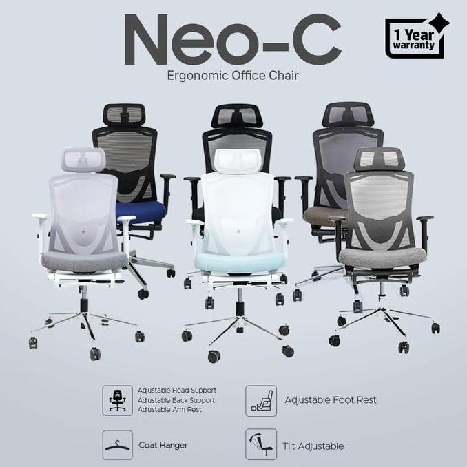 Noir NEO-C Ergonomic Office Chair
