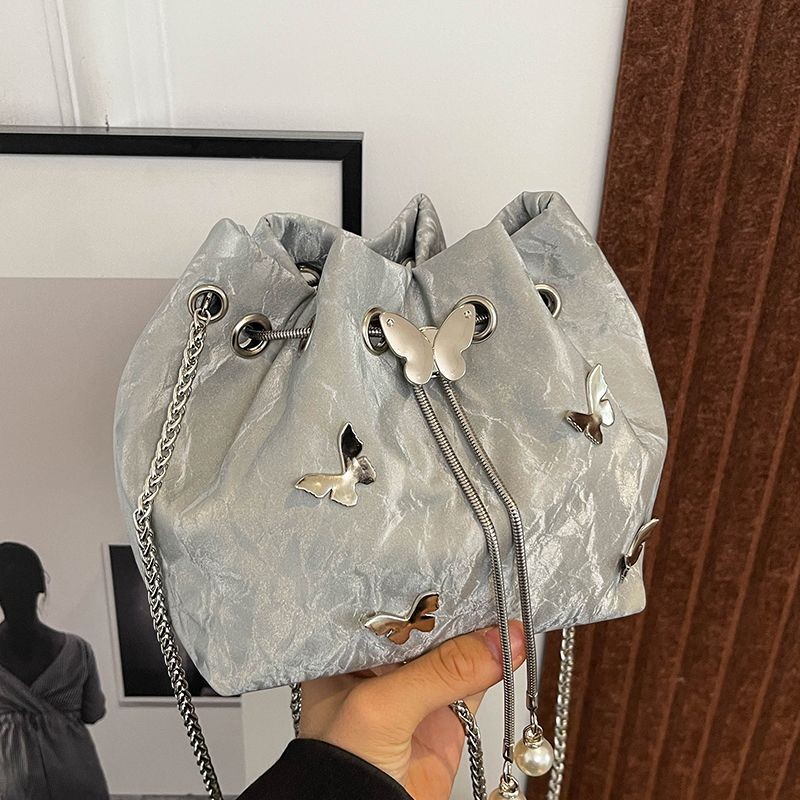 Tas Ember untuk Wanita/Tas Selempang Fashion/Tas Rantai Satu Bahu Unik dan Serbaguna