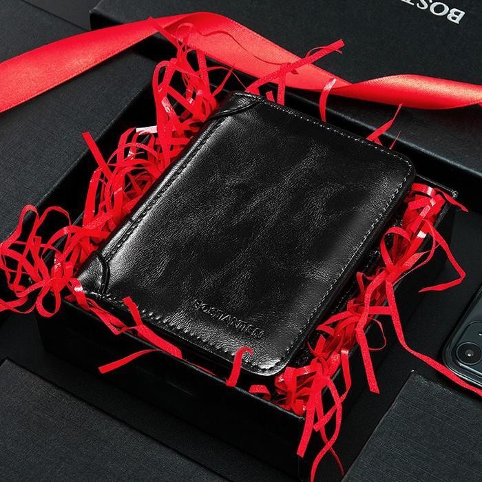 AB BOSTANTEN Dompet Pria Kulit Lipat Panjang Multifungsi Slot Multi Kartu