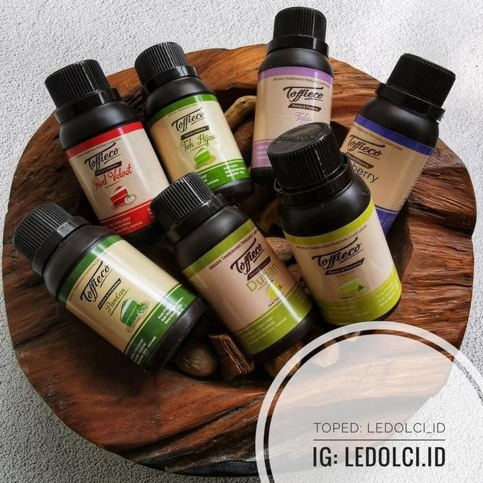 

LM TOFFIECO PERISA PERASA MAKANAN PASTA 100 GR VANILLA COKLAT PANDAN DLL