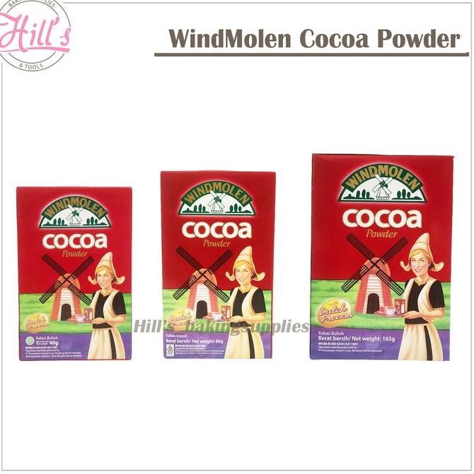 

LM COCOA POWDER WINDMOLEN 45gr 90gr / COKELAT BUBUK WINMOLEN 45 gr 90 gr