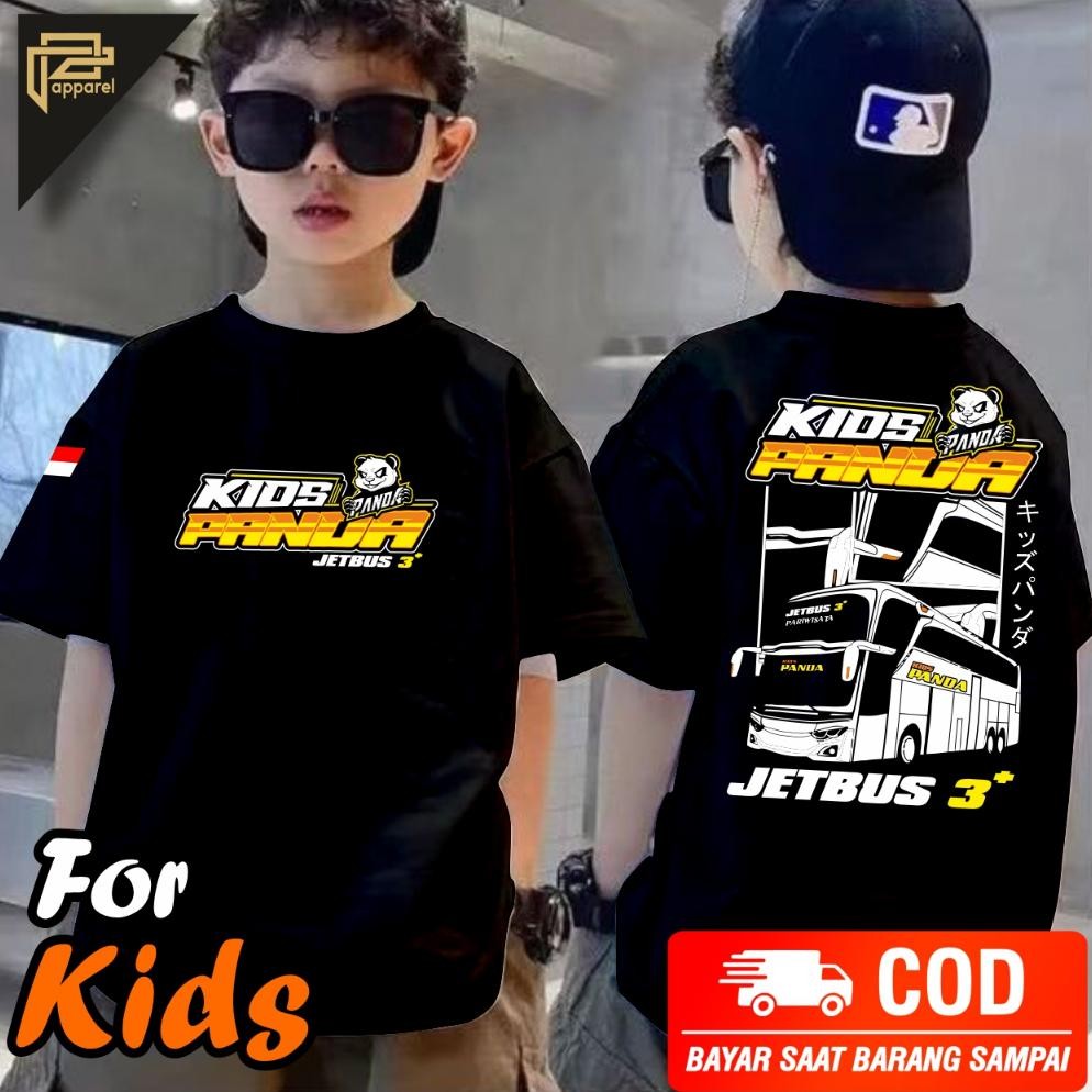 Promo Baju Anak Panda Kids Jet Bus 3 Bahan Adem