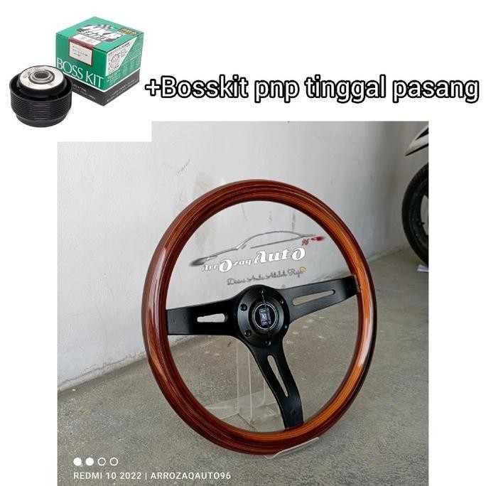 Promo / Terlaris Stir kayu Retro semi celong R14" & +Bosskit Terbaik