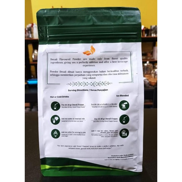 

Terlaris Denali Frappe Powder Matcha Green Tea 800 Gr Bubuk Perasa Teh Hijau Ready Stok