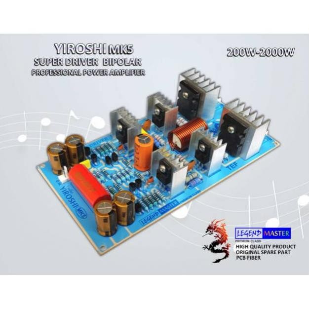 SUPER DRIVER BIPOLAR POWER AMPLIFIER SUBWOOFER YIROSHI MK5 DRIVER DiM
