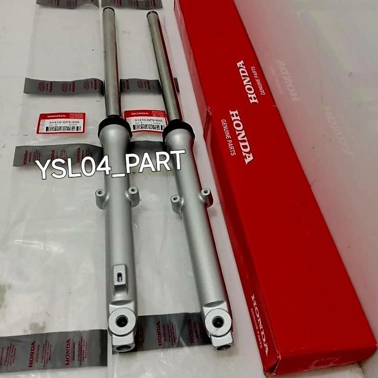 AS SHOCK DEPAN PLUS TABUNG GF6 HONDA WIN 100 CB 100 WINN ORI SESUAI POTO