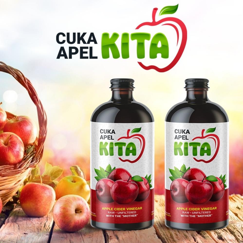 

Cod Cuka Apel Kita Isi 300 Ml Apple Cider Vinegar Premium Cuka Apel Organik With The Mother Untuk Diet Ke-125