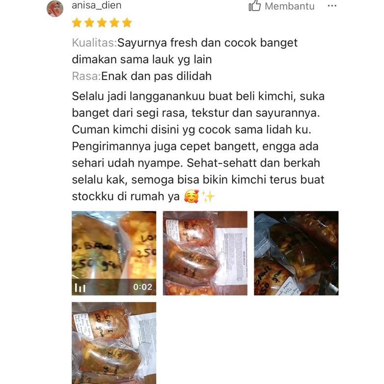 

[Kecil Kimchi Sawi Fresh 1 Kg(Khusus Pulau Jawa). An-139