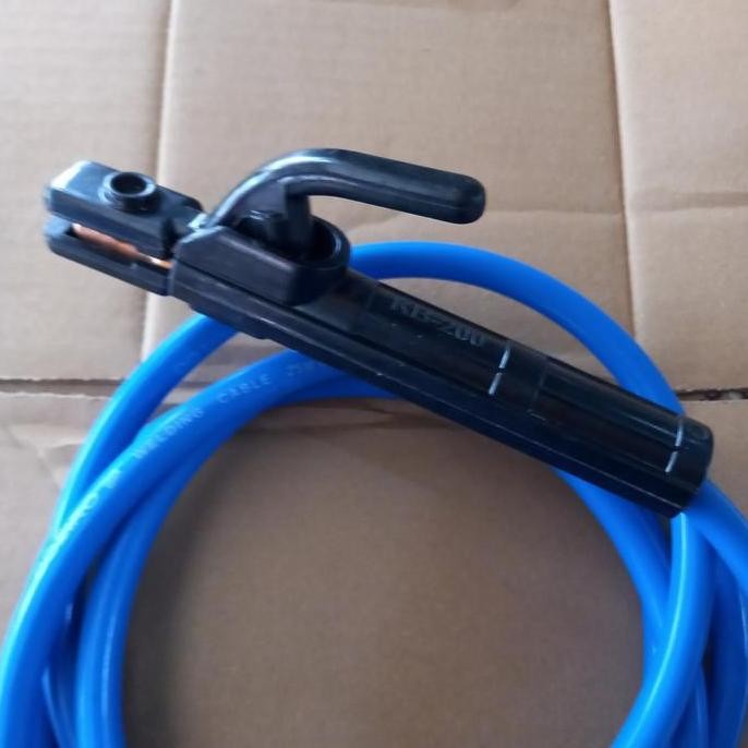 Paket Set Stang Las 200A Mesin Las Listrik & Kabel