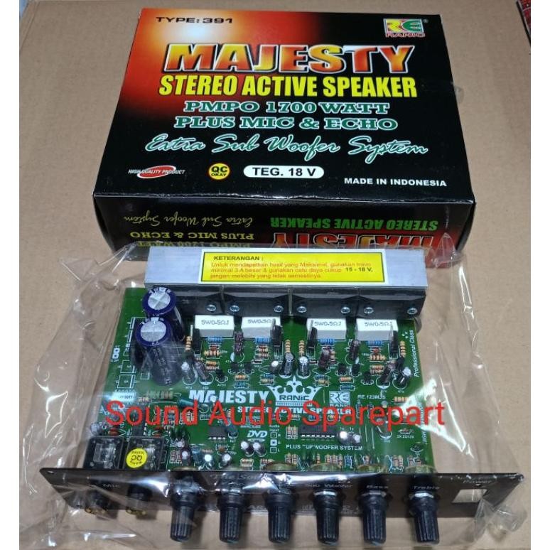 Kit Aktif Speaker Mic Echo Subwoofer TR SANKEN 2sa1216/2sc2922 MAJESTY DiM