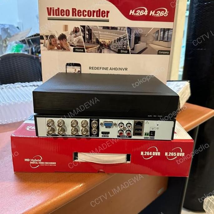 Dvr Cctv 8 Channel  Full Hd Apps Xmeye Hybrid