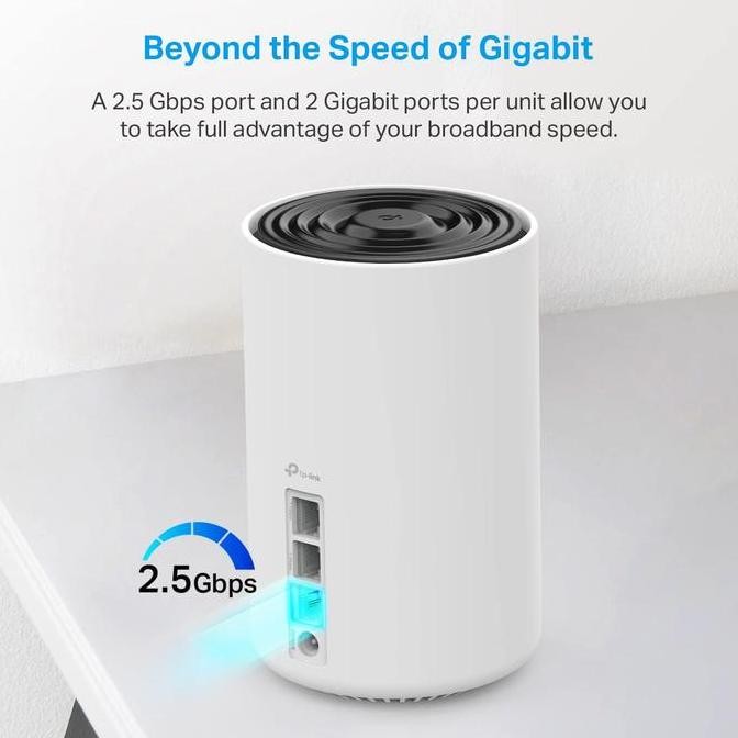 Tp Link Deco Xe75 Pro - Axe5400 Tri-Band Mesh Wi-Fi 6E System Router New Stok