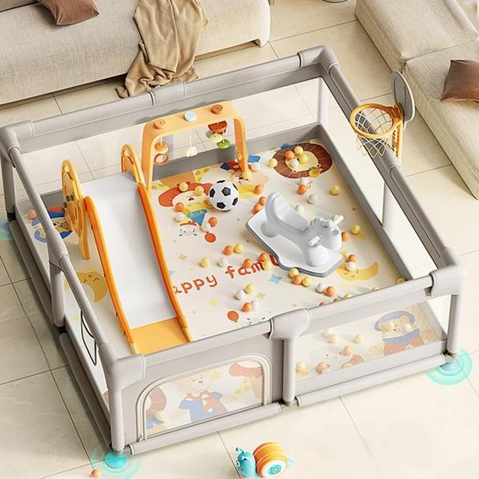 GUGUBABY C08 Anak-Anak Bayi Boks Pagar Kolam Renang Taman Bermain Bermain Bola Bayi Mandi Pagar Peng