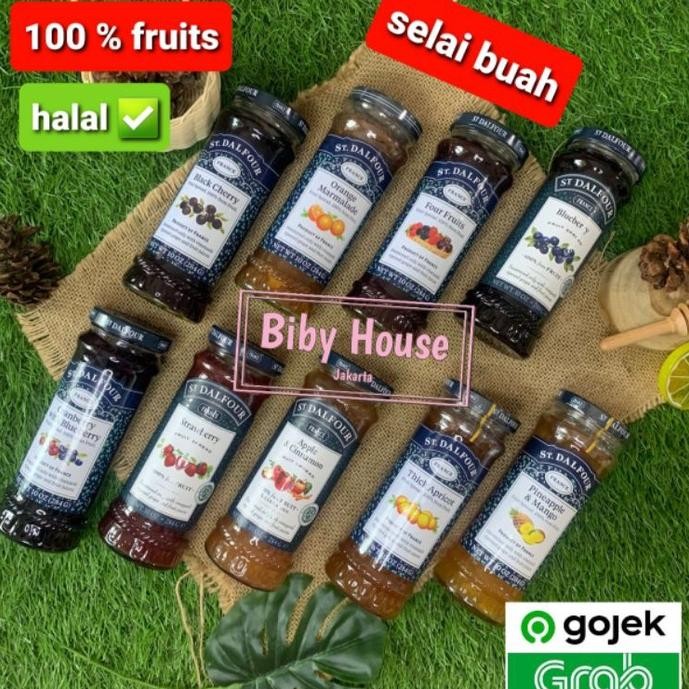

Selai Buah St Dalfour 284 Gr 100 Fruit Spread Halal