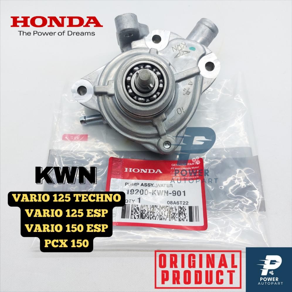 WATER PUMP VARIO 125 TECHNO, VARIO 150, PCX 150, VARIO 125 ESP 19200-KWN-901 ORIGINAL - PUMP KWN
