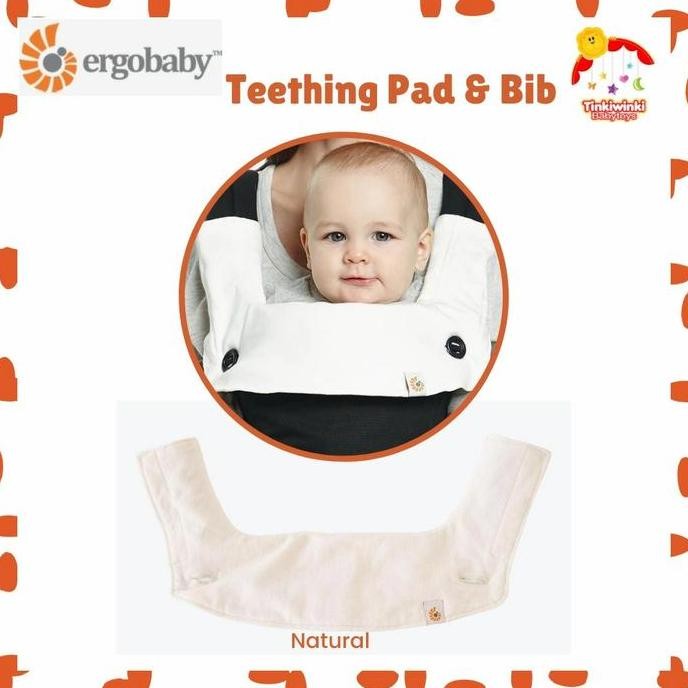 Ergo baby 360 teething pads & bib natural
