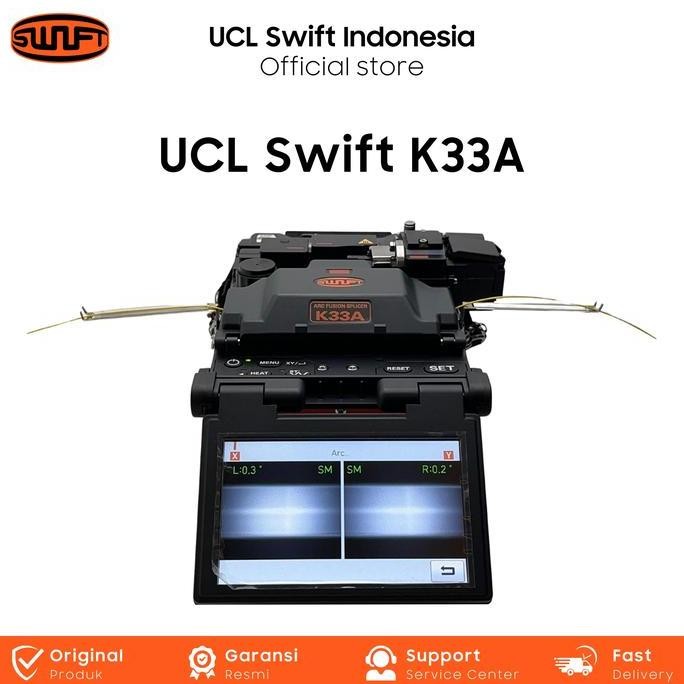 Fusion Splicer Ucl Swift K33A (Tool Penyambung Fiber Optic) New Stok