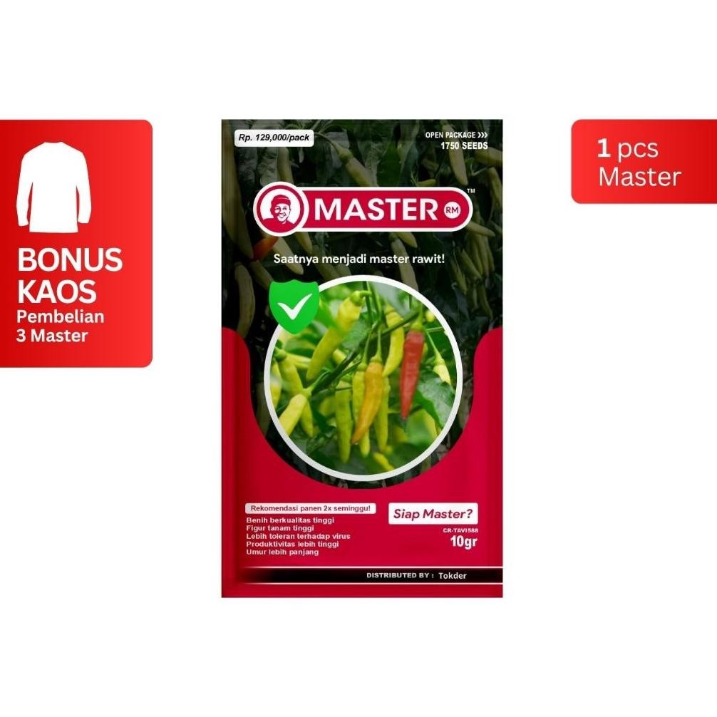MASTER - Benih Cabe Rawit 1750 butir