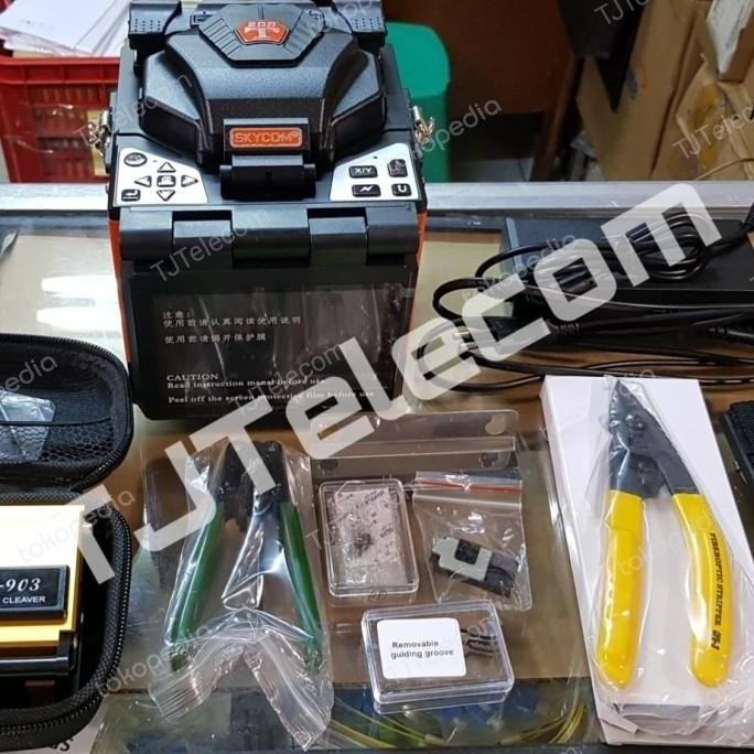 Fusion Splicer Skycom T208H / Splicer Ftth Skycom T208H New Stok