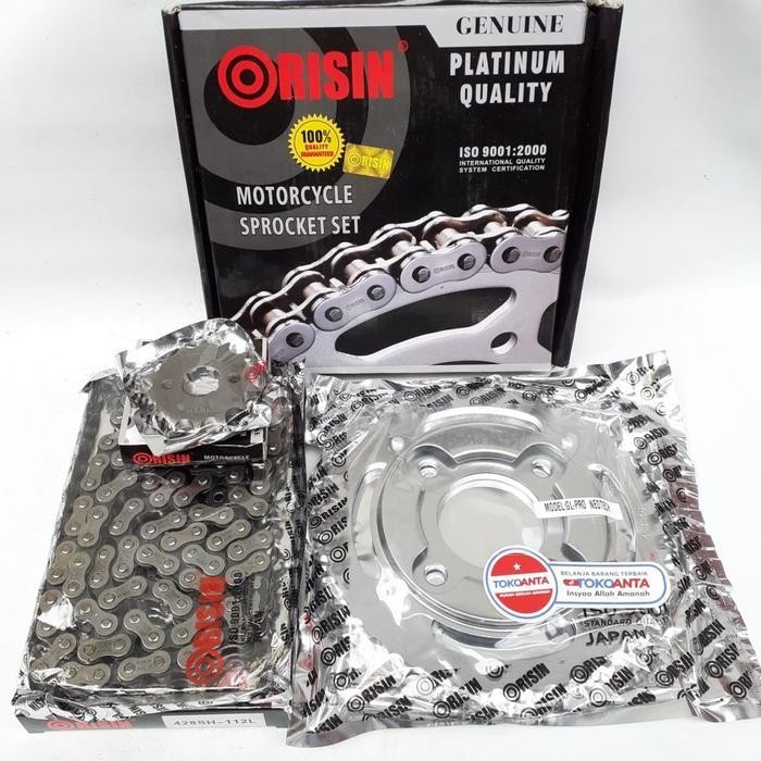 Gearset Gir Set Girset Depan Belakang Rantai Motor Gl Max Neotech Grand Legenda Jupiter Mx Old Jupit