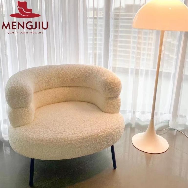 Selebriti Internet Domba Beludru Kursi Sofa Malas Ruang Tamu Kamar Tidur Ruang Ganti Sofa Tunggal