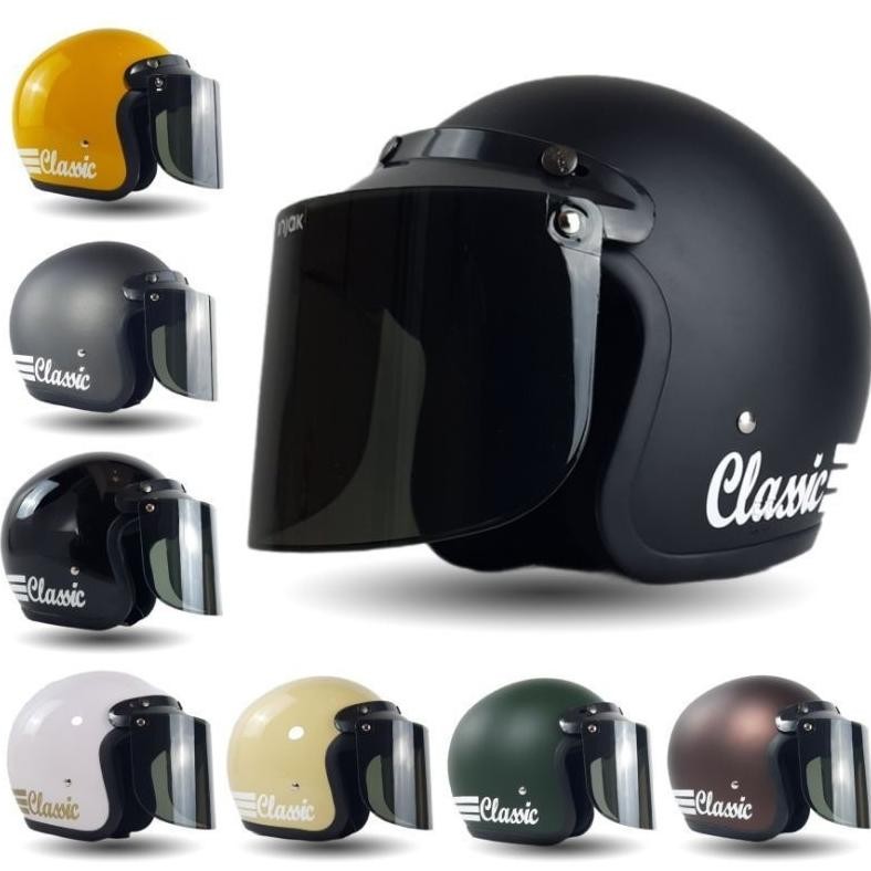 Helm BogO Classic Retro Termurah Original SNI