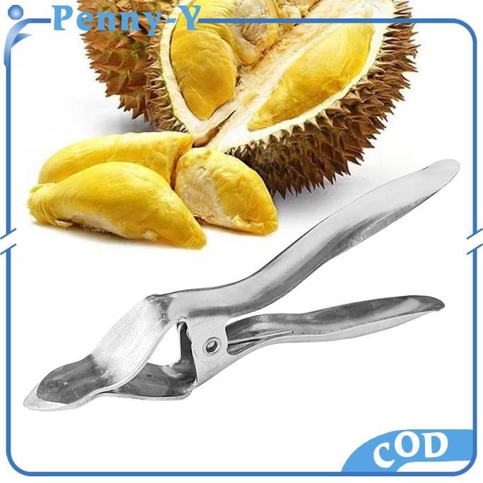 Diskon!! Alat Pembuka Durian Stainless Tang Pengupas Durian Pembuka Durian
