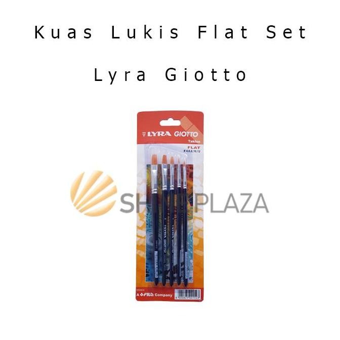 

Promo Kuas Lukis Brush Lyra Giotto Flat Set - Kuas Cat Acrylic Cat Minyak Cat Air