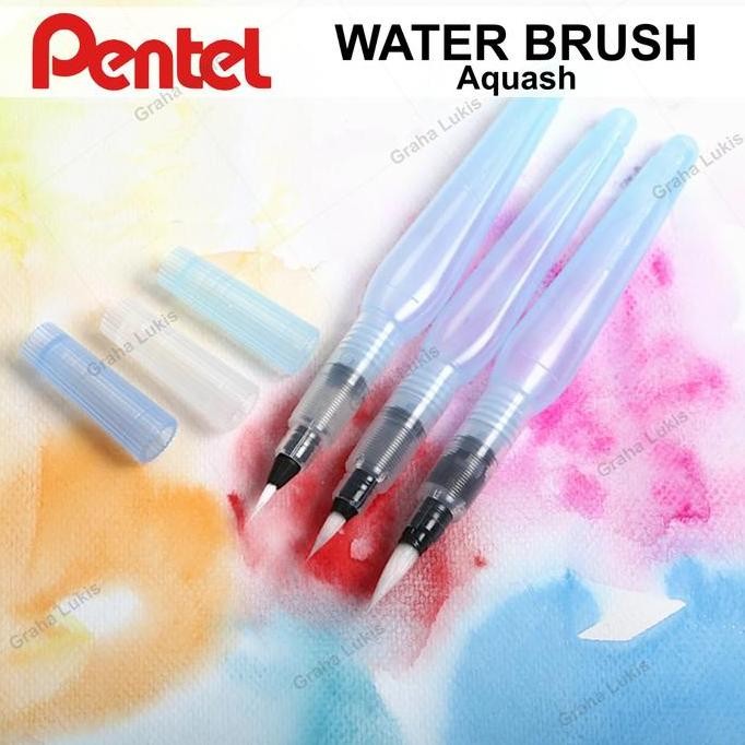

Promo Pentel Aquash Water Brush Medium Kuas Isi Ulang Watercolor Painting