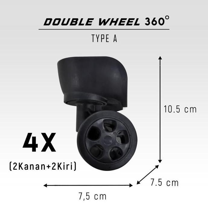 Tersedia Part Roda Koper 360 Derajat Set 1 Tipe A Universal Pengganti