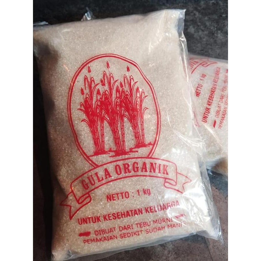 

Raw Sugar Gula Pasir Tebu Organik 1 kg dari tebu murni GS