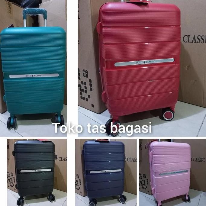 Tersedia Koper Polo Classic 24 Inch 10099 - Koper Bagasi Fiber Roda 4