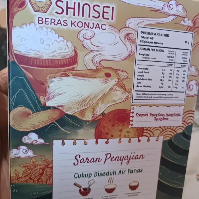 

Fukumi Beras Porang Instan Shirataki-Fukumi Beras Diet Diabetes Konjac