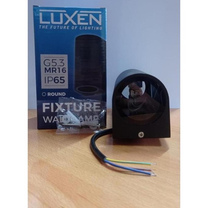 Kap Lampu Dinding Luxen Dua Sisi Mr16 Gu5.3 Wall Lamp Luxen Ip65